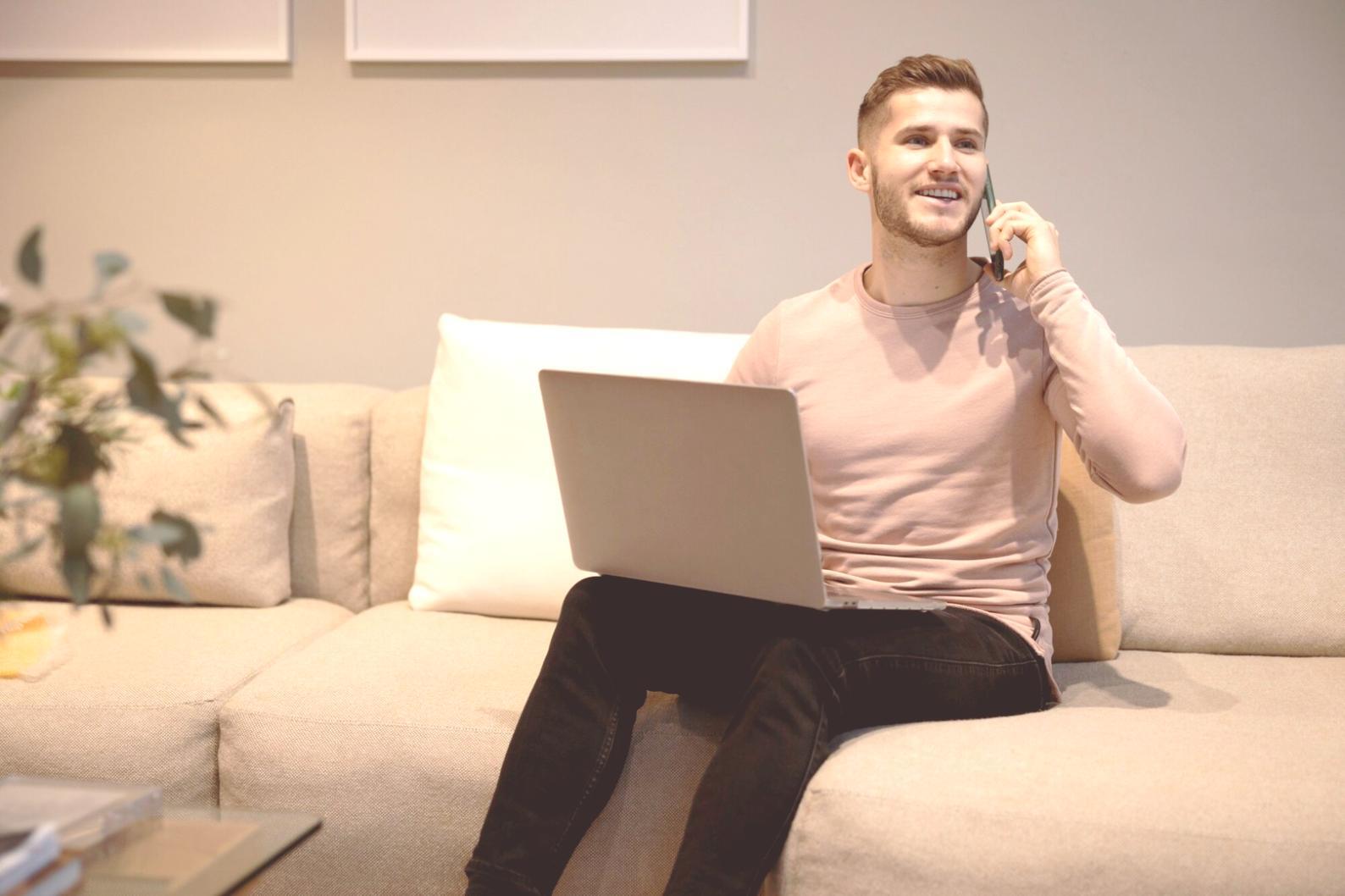 Financial advisor working with international student on budget planning